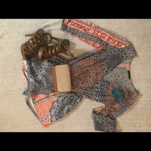 Brand new !!! Short romper 3/4 sleeves